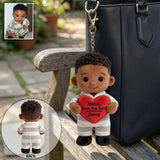 Cute Gift For Her, Your Companion - Personalized Mother Plush Keychain