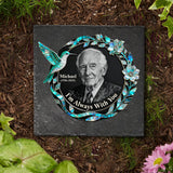 I'm Always With You - Personalized Memorial Square Shaped Stone