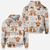 Just A Girl Who Loves Highland Cows - Personalized Highland Cow All Over Shirt