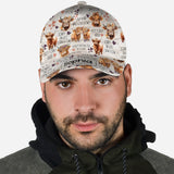 Just A Girl Who Loves Highland Cows - Personalized Highland Cow Classic Cap
