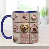 Lovely Dogs Pet Lovers - Personalized Dog Accent Mug