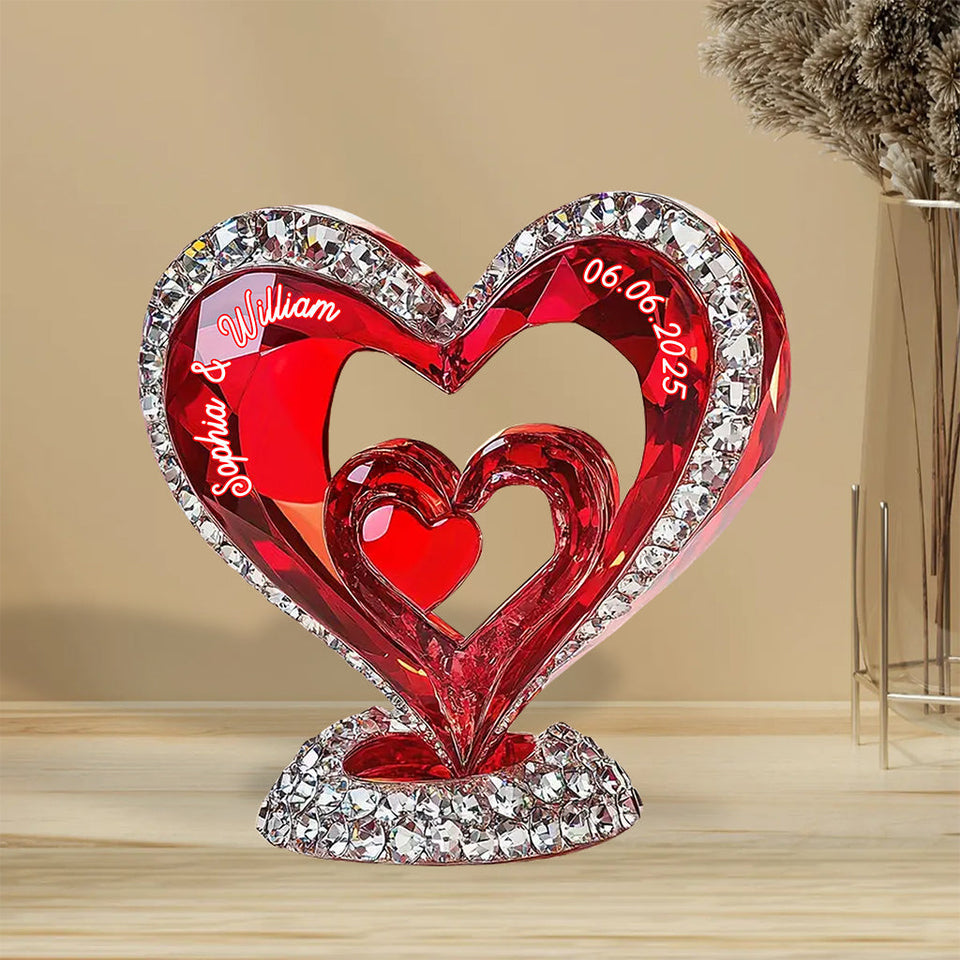 You And Me We Got This - Personalized Couple Custom Shaped Acrylic Plaque