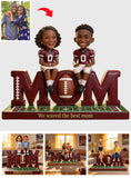 Football Mom Gift Idea - Personalized Football Custom Shaped Acrylic Plaque