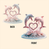 You And Me We Got This - Personalized Dolphin Custom Shaped Acrylic Plaque