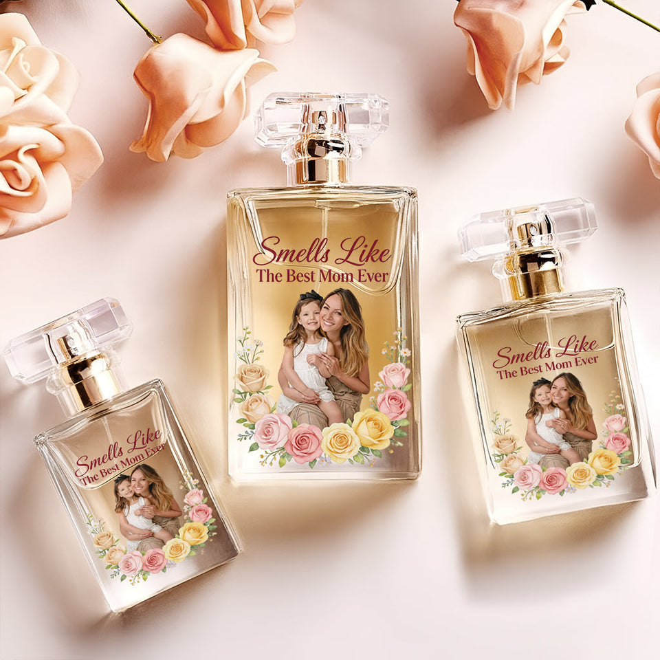 Best Mom Ever - Personalized Mother Refillable Perfume Bottle