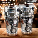 Truck Driver - Personalized Trucker Tumbler