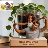 Perfect Father's Day Gift - Personalized Father Acrylic Pot