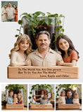 Perfect Father's Day Gift - Personalized Father Acrylic Pot