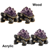 Amethyst/ Rose Quartz/ Ruby/... Style Turtle - Personalized Turtle Earrings