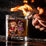 Friends & Alcohol - Personalized Best Friend Whiskey Glass