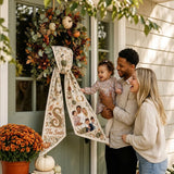Fall Season Decor - Personalized Family Decorative Sash/ Ribbon