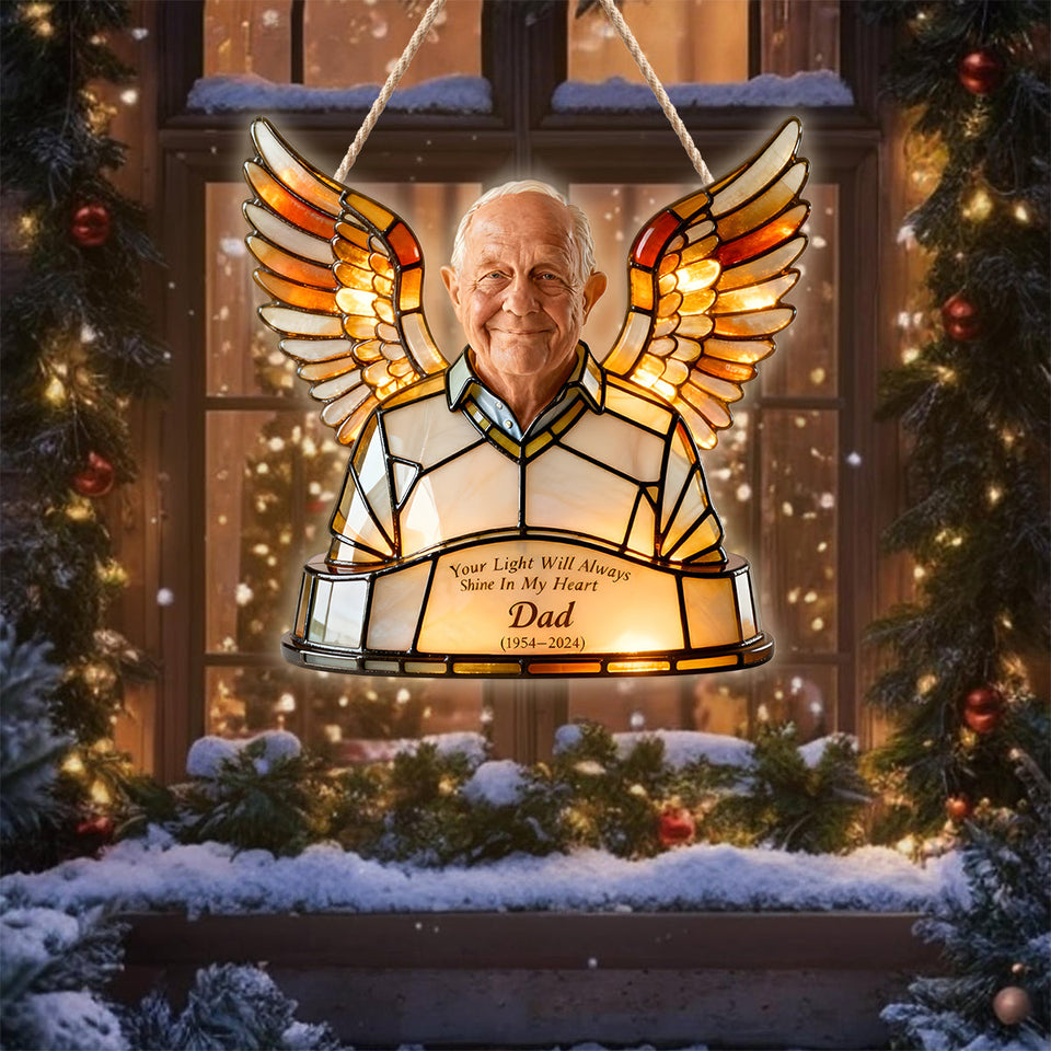 Your Light Will Always Shine - Personalized Memorial LED Light Acrylic Sign