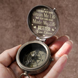 Best Bonus Dad Ever - Personalized Step Dad Compass