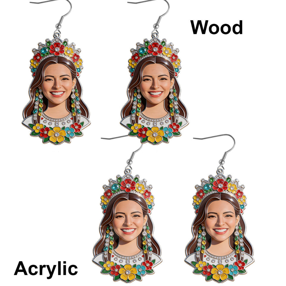 Cinco De Mayo, Mexican Vibes - Personalized Cinco de Mayo Earrings