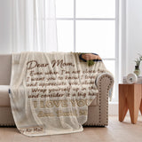 To my Mom - Personalized Mother Blanket