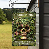 Gift For Gardeners - Personalized Gardening Rectangle Metal Sign