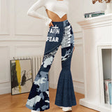 Faith Over Fear - Personalized Christian Flare Leggings