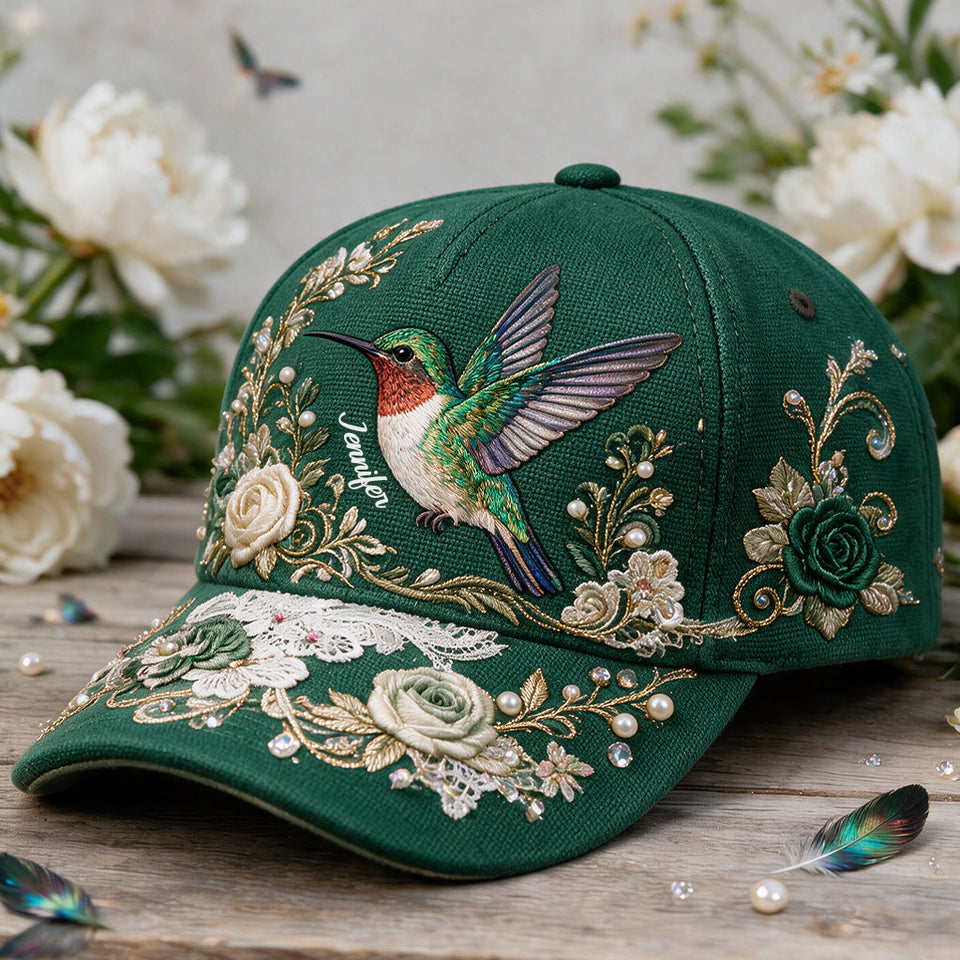 Cute Bird - Personalized Hummingbird Classic Cap