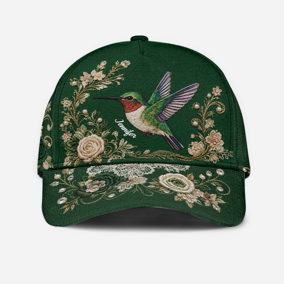 Cute Bird - Personalized Hummingbird Classic Cap