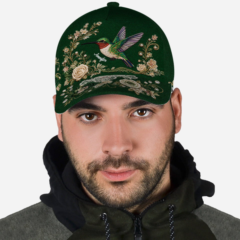 Cute Bird - Personalized Hummingbird Classic Cap