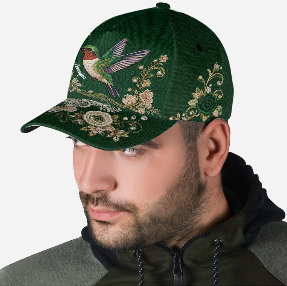 Cute Bird - Personalized Hummingbird Classic Cap