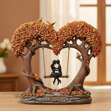 Romantic Love Tree - Personalized Couple Custom Shaped Acrylic Plaque