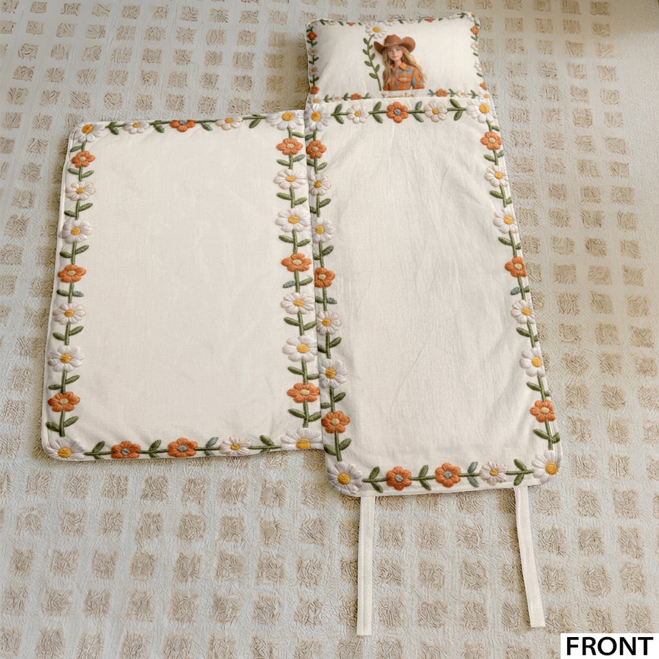 Any Flower, Custom From Photo - Personalized Daughter Nap Mat