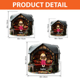 My Library - Personalized Book Custom Shaped Acrylic Plaque