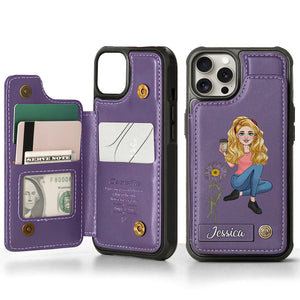 Gift For Friends Birth Month - Personalized Bestie Wallet Phone Case
