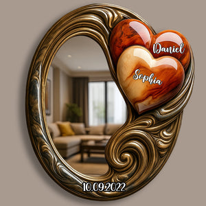 You And Me We Got This - Personalized Couple Wall Hanging Mirror