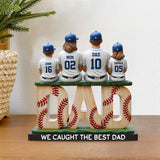 We Caught The Best Dad - Personalized Father Custom Shaped Acrylic Plaque