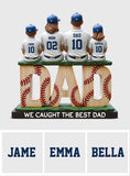We Caught The Best Dad - Personalized Father Custom Shaped Acrylic Plaque