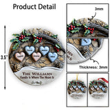 Merry Christmas - Personalized Family Ornament