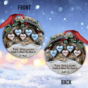 Merry Christmas - Personalized Family Ornament