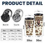 Nurse Life - Personalized Nurse Tumbler With Grip Handle