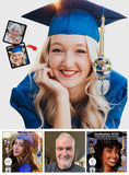 I'll Walk With You Today And Everyday - Personalized Graduation Wings Ornament