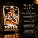 Whiskey & Cigar - Personalized Whisky LED Light Acrylic Sign