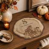 Rustic Engraved Family Tree Style - Personalized Family Custom Shape Placemat