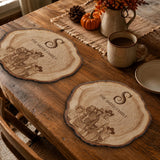 Rustic Engraved Family Tree Style - Personalized Family Custom Shape Placemat