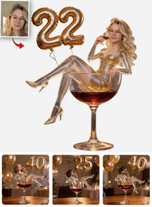Custom Any Photo - Personalized Birthday Custom Shaped Acrylic Plaque
