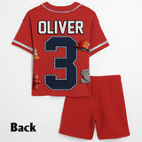 Birthday Fire Truck - Personalized Birthday Kid Jersey Shirt & Shorts