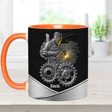 Strong Ones Become Welder - Personalized Welder Accent Mug