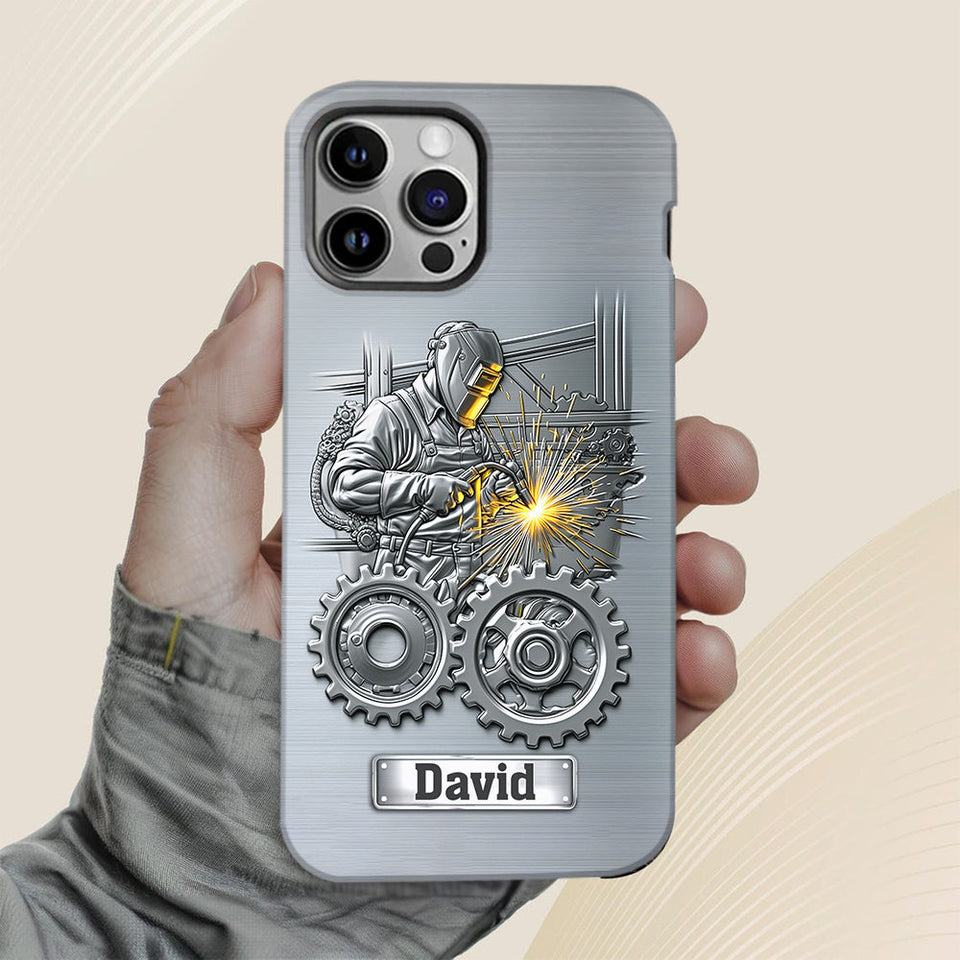 Strong Ones Become Welder - Personalized Welder Full Print Phone Case