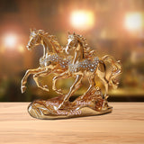 Beautiful Horse Couple - Personalized Horse Custom Shaped Acrylic Plaque
