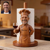 That's What I Do, I Cook I Drink - Personalized Cooking Paper Towel Stand