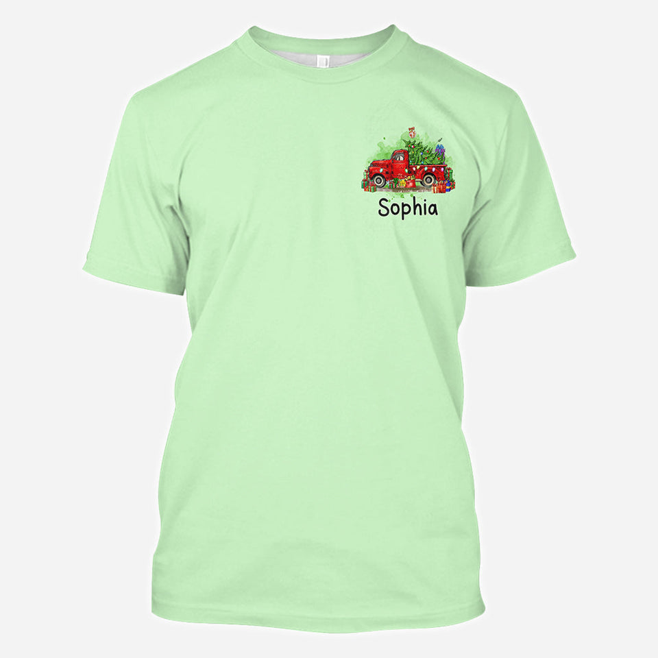 Jesus Take The Wheel - Personalized Christmas All Over Shirt