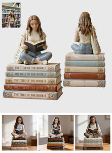 Reading Book - Personalized Book Premium 3D Figurine