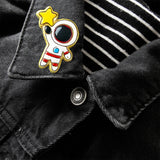 Cute Astronaut Pin Collection - Personalized Kid Pin