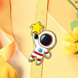 Cute Astronaut Pin Collection - Personalized Kid Pin