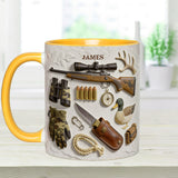 Love Hunting - Personalized Hunting Accent Mug & Coaster
